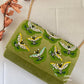 Green Butterfly Flap Bag