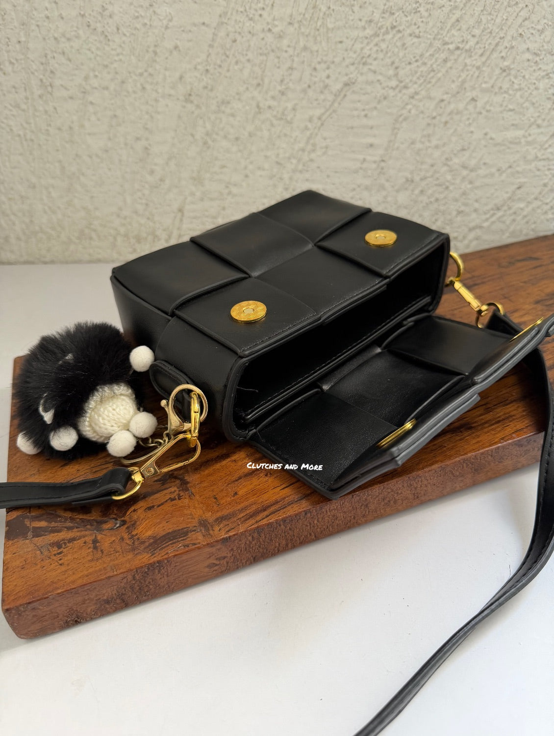 Black Blocks Casual Bag