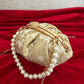 Banarsi Batua Bag White Gold