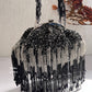 Black Silver Batua Bag