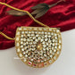 Kashish Kundan Brass Clutch Mini Gold