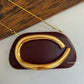 The ZARA Clutch Burgandy
