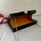 Luxe Resin Clutch Black