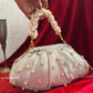 Kundan Batua Bag Silver