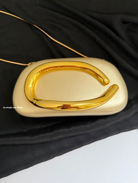 The ZARA Clutch Gold