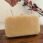 Maahi Gold Handwork Clutch Bag
