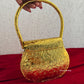 Ridhima Brass Clutch Gold