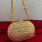 Mini Metal Capsule Bag Gold