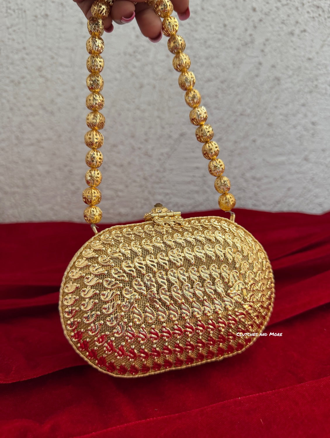 Mini Metal Capsule Bag Gold