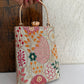 Ibadat Lakhnawi Chikankari Bag Light Whitish Green