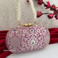 Adaa Banarsi Clutch Lavender