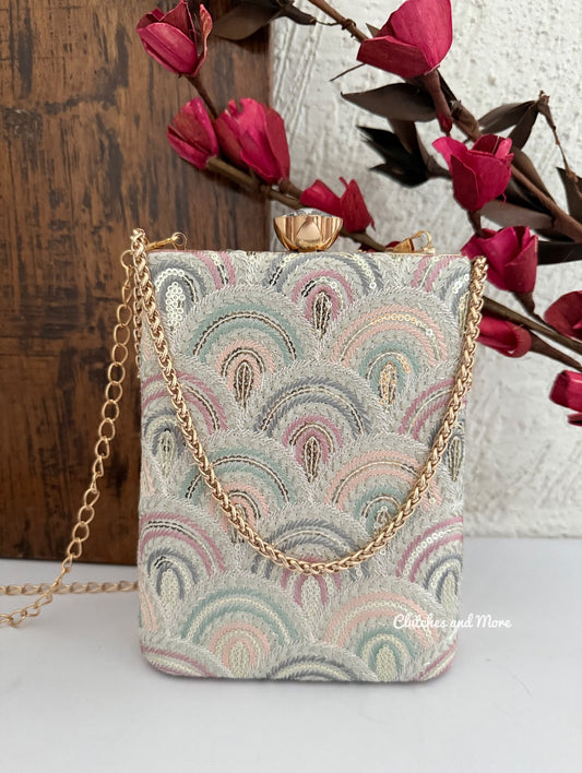 Ibadat Chikankari Bag White