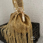 Golden Batua Bag with long Tassles