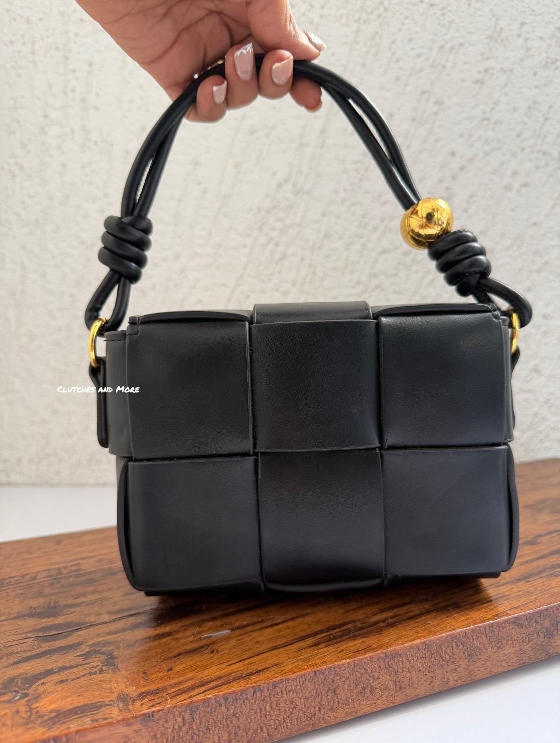 Black Blocks Casual Bag