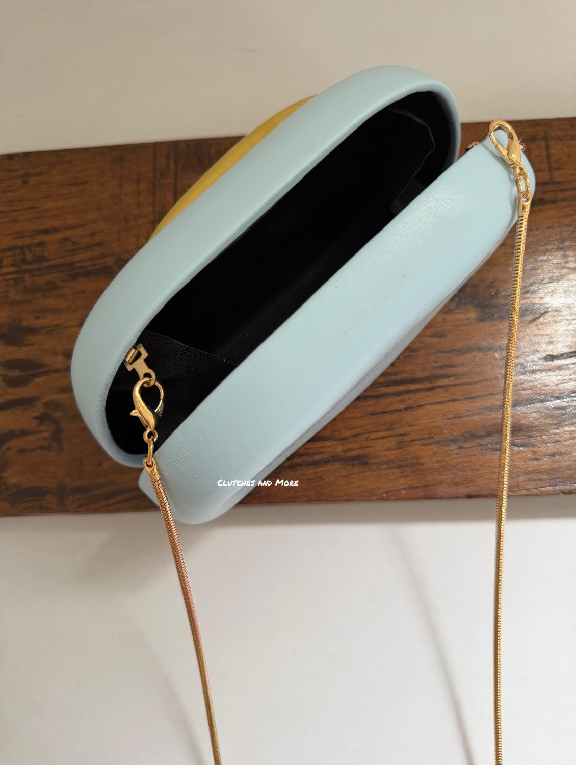 The ZARA Clutch Light Blue