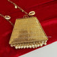 Mini MOP Brass Clutch Multicolored