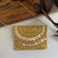 Mini Handwork Flap Bag Gold
