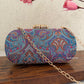 Adaa Banarsi Clutch Blue