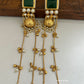 Shikara Earrings Green Gold