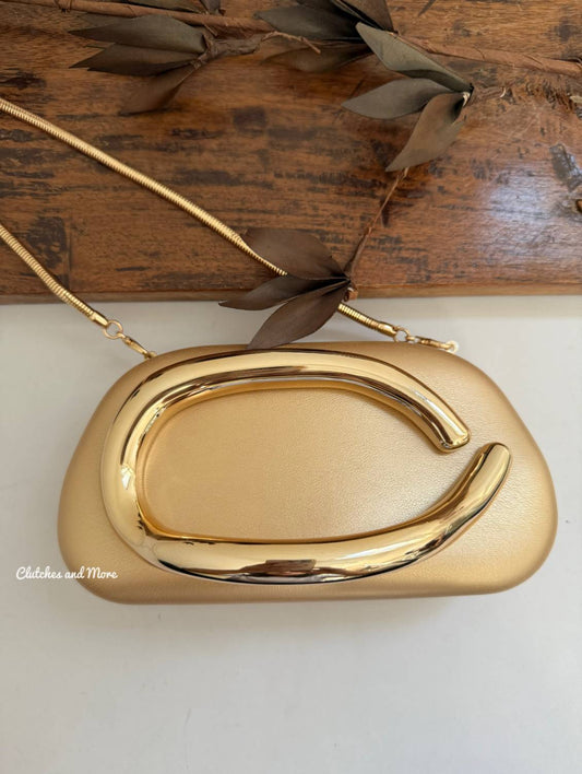 The ZARA Clutch Gold