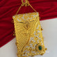 Gold Silver Brass Mobile Waist bag