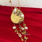 Mini Mother of Pearl Clutch Avacado Gold