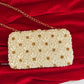 Penny Pearl Clutch White
