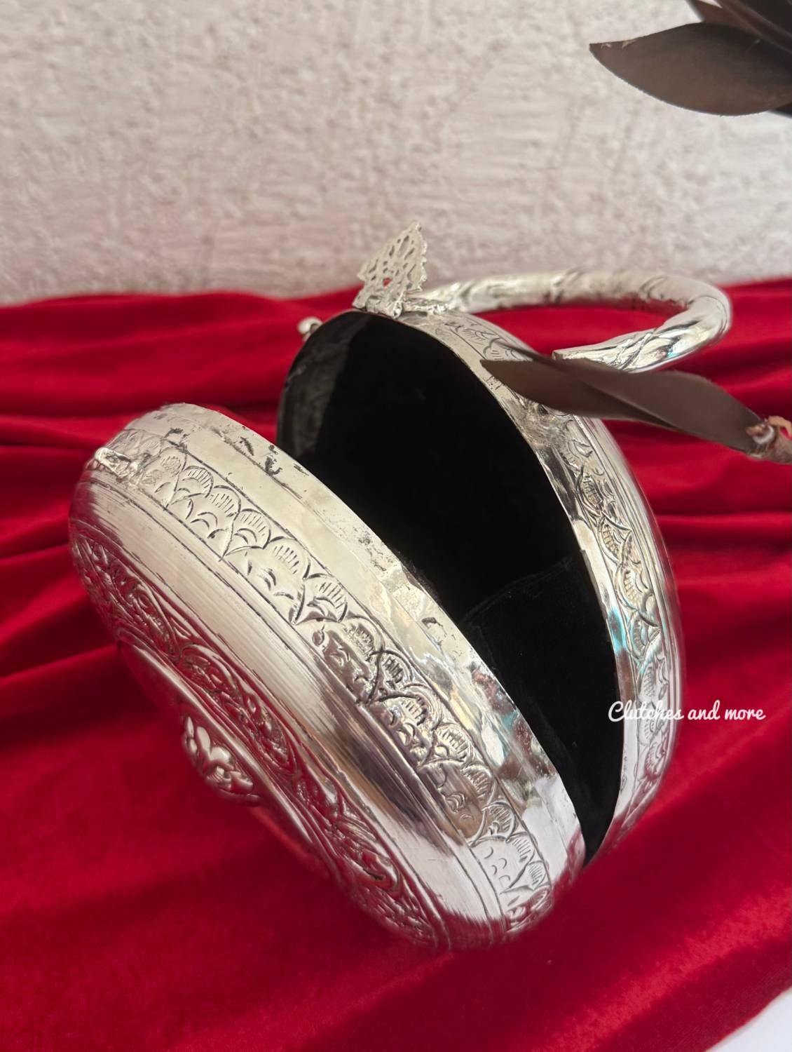 Brass Chakra Silver Bag