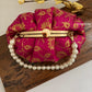 Banarsi Batua Bag Hot Pink