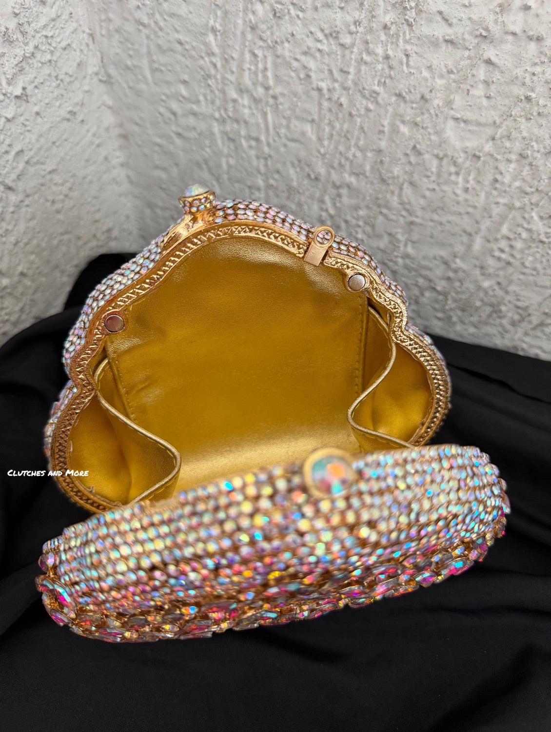 Aurora Bloom Crystal Clutch