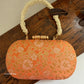 Adaa Banarsi Clutch Peach