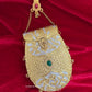 Gold Silver Brass Mobile Waist bag