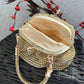 Rhinestone Gold Batua Bag