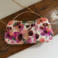 Poppy Floral Capsule Clutch Pink Multicoloured