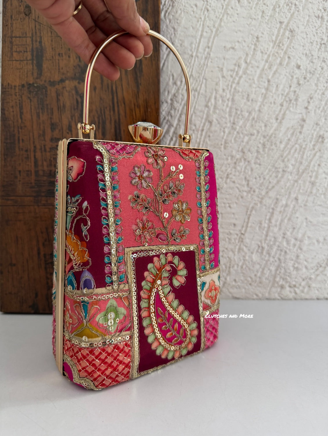 Maharani Party Bag Pink Multi