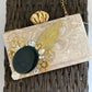 Green Agate Resin Clutch