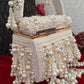 Inaya Pearl Box Clutch