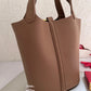 Lock it Bucket Bag Nude Brown