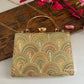 Rainbow Chikankari Bag Gold