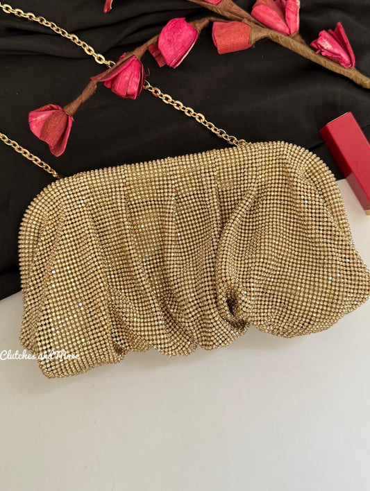 Viral Rhinestone Luxury Bag Gold