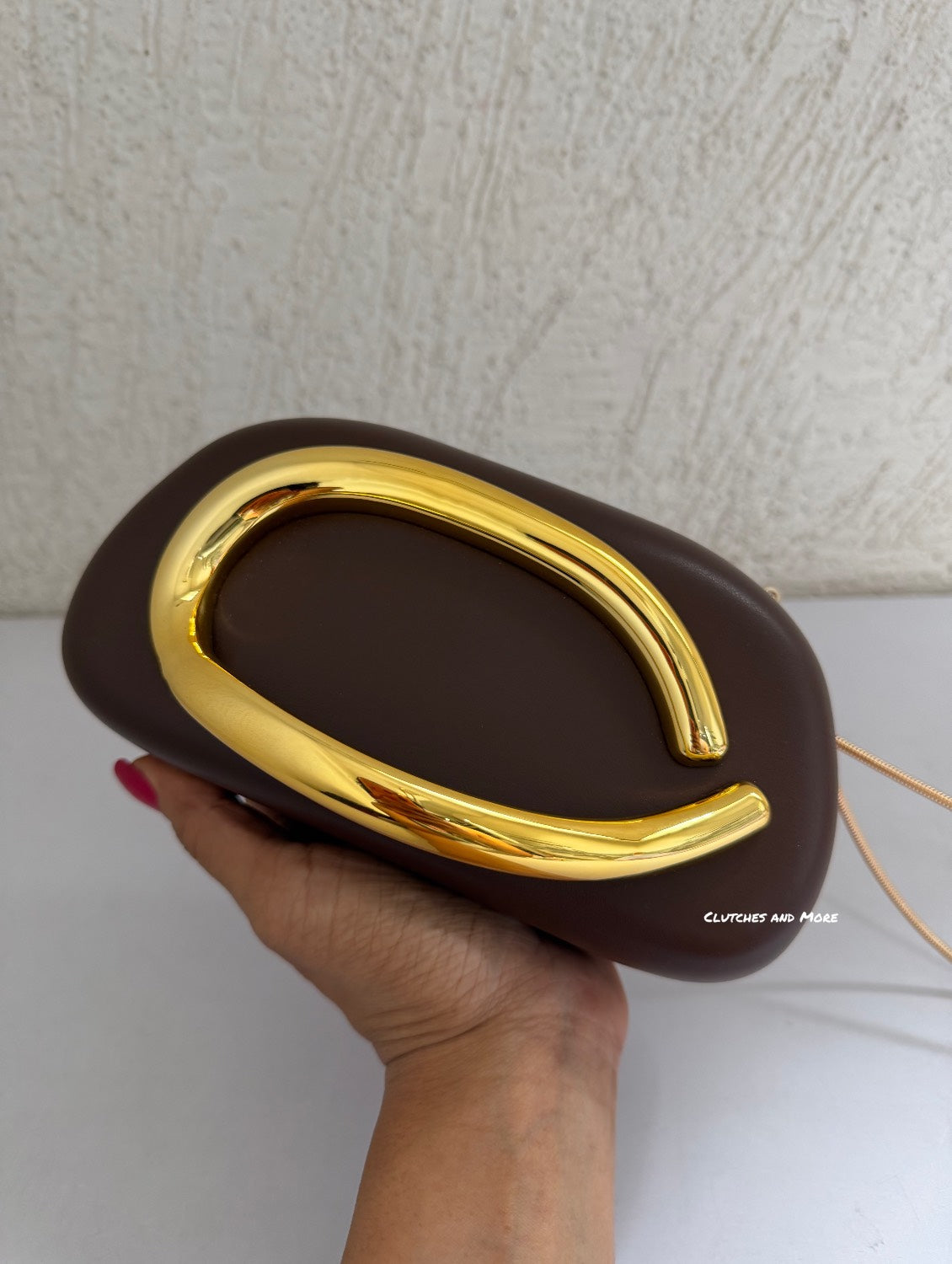 The ZARA Clutch Chocolate Brown