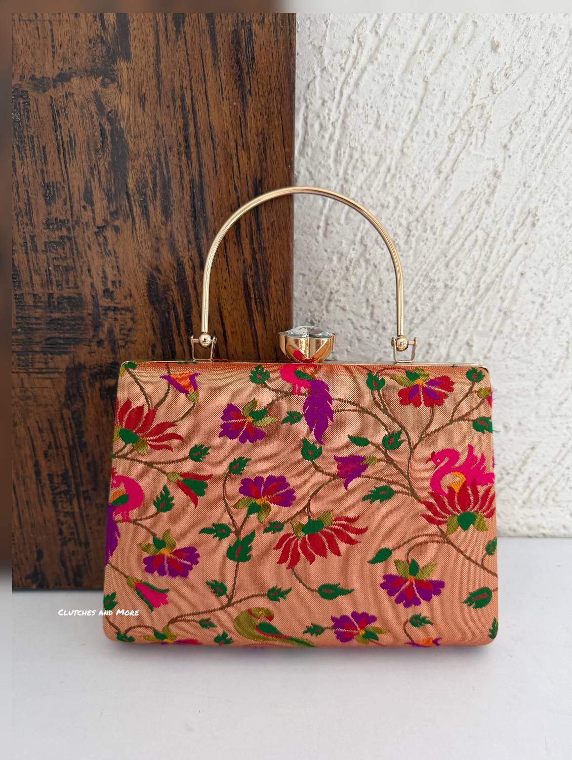 Paithani Clutch Multicolored