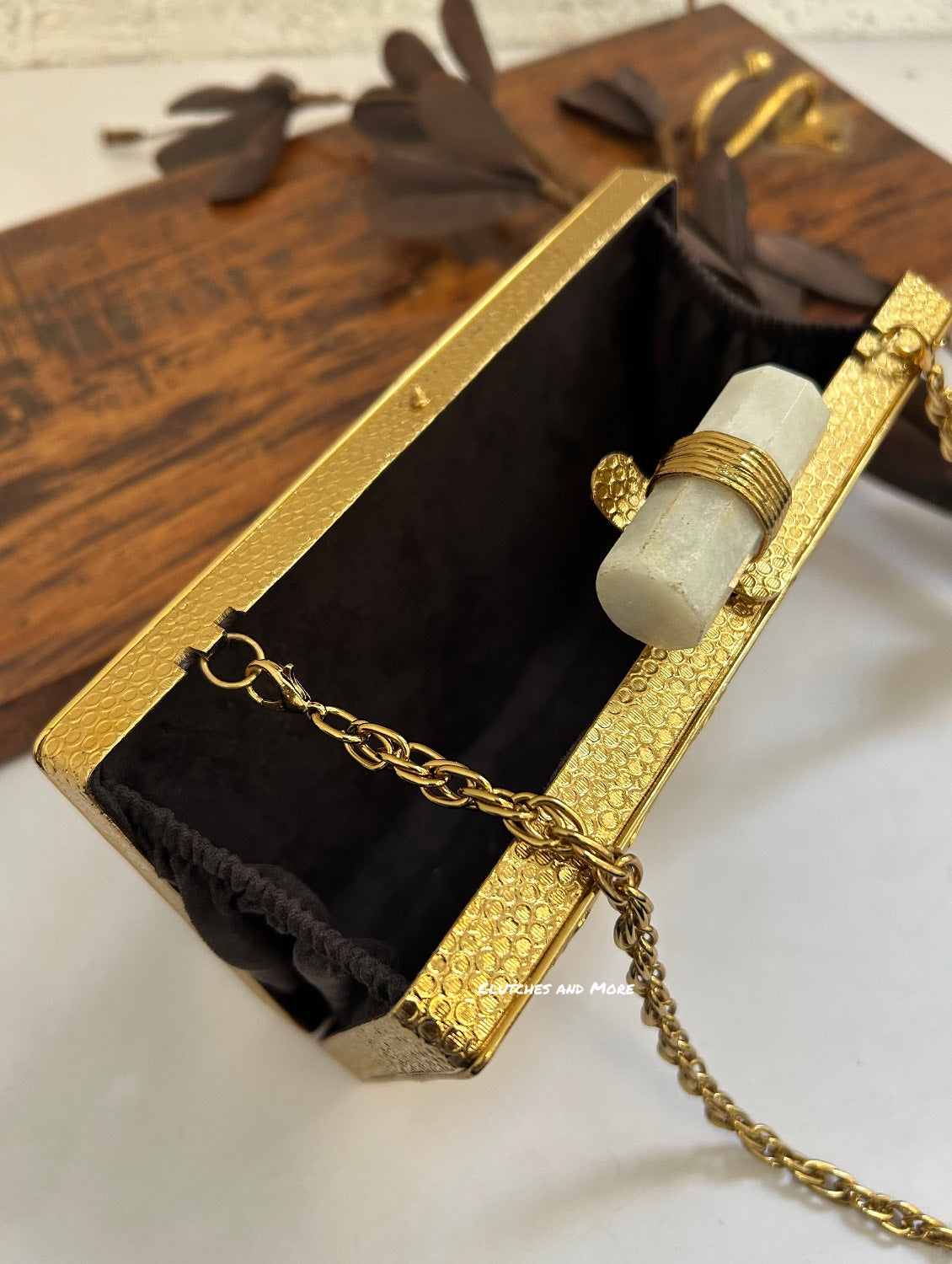 Mehrama Mother of Pearl Luxe Clutch