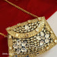 Kasika Kundan Brass Clutch Mini