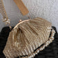 Gold Pearl Droplets Batua Bag