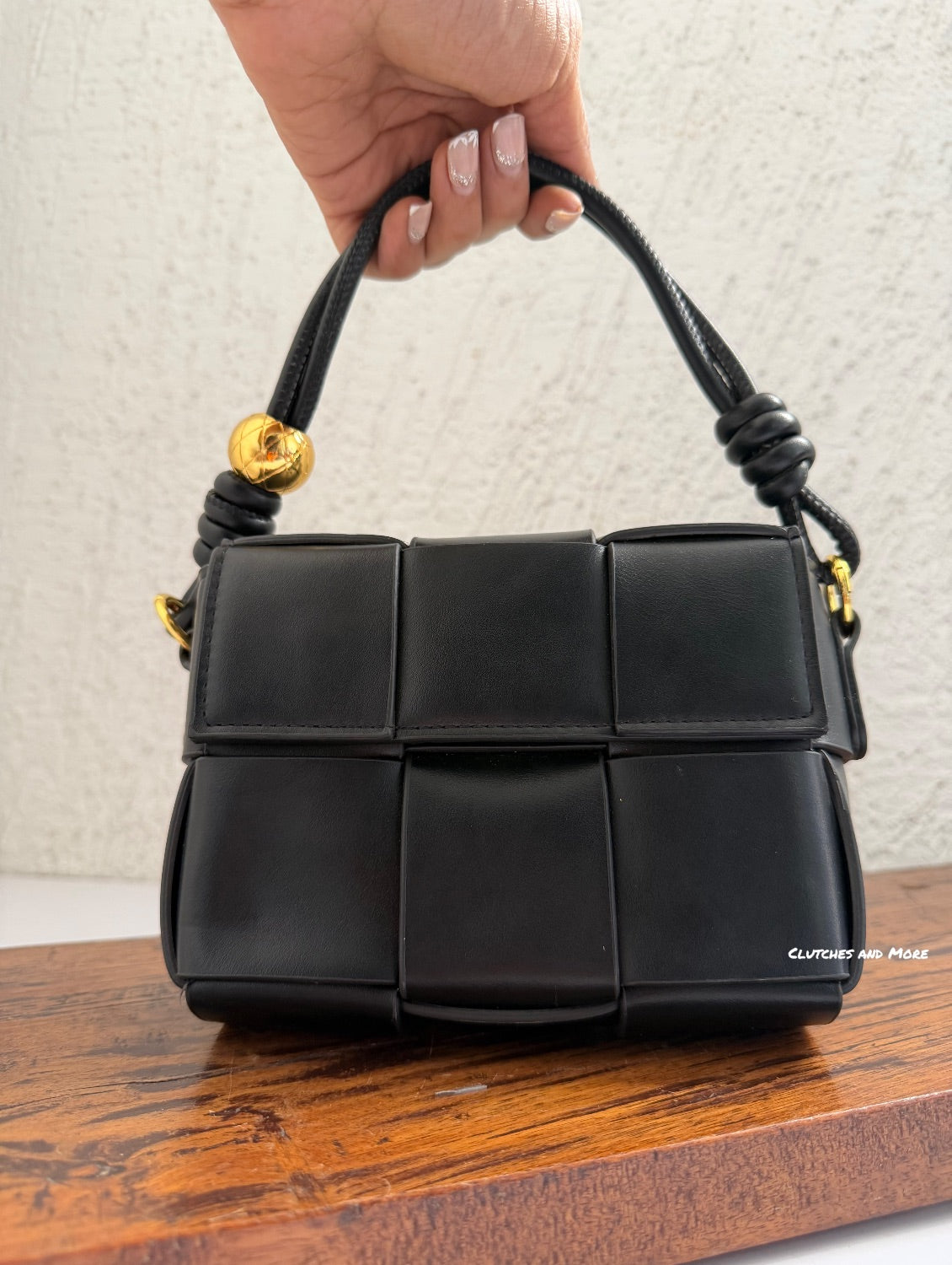 Black Blocks Casual Bag