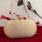 Adaa Banarsi Clutch Light Gold/ Beige
