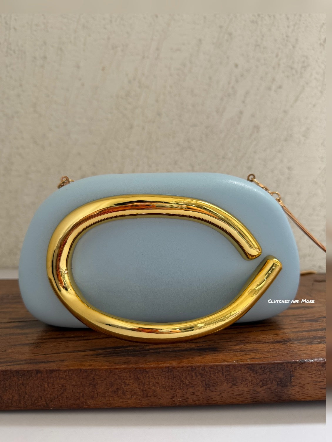 The ZARA Clutch Light Blue