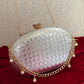 Criss Cross Capsule Bag Silver