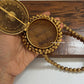 Mini Metal Round Ghunghroo Bag Gold